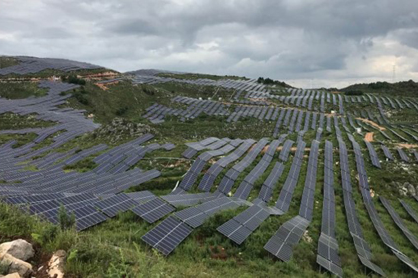 云南文山分布式地面電站